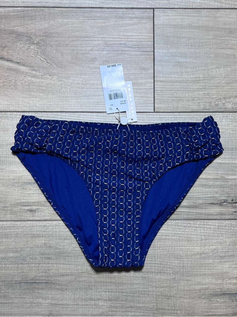 Trina Turk Womens Swim Spa Collection Side Tab Hipster Bikini Bottoms Size 6